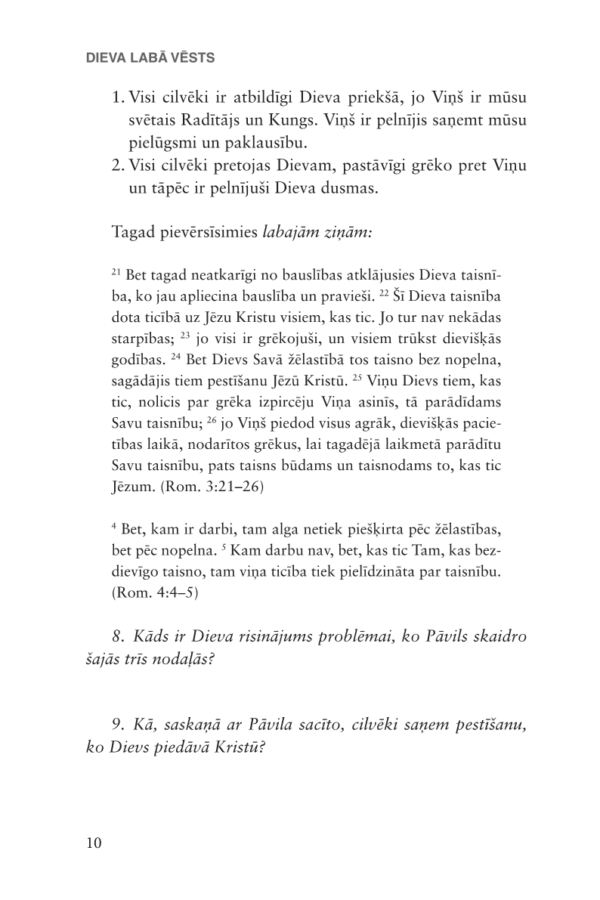 Dieva labā vēsts - evaņģēlijs (Bībeles studiju materiāls) - Image 6