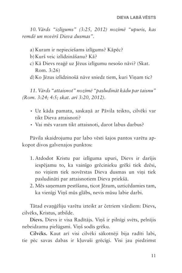 Dieva labā vēsts - evaņģēlijs (Bībeles studiju materiāls) - Image 7