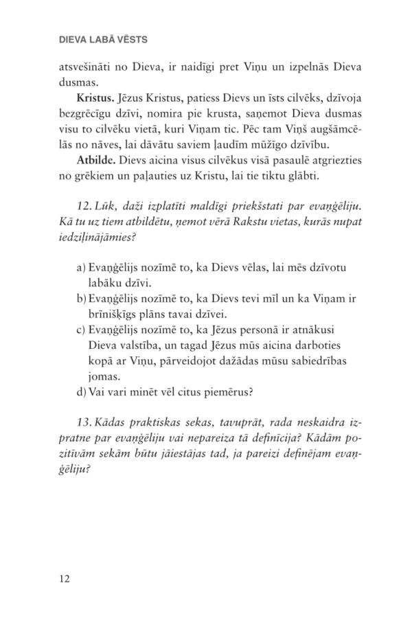 Dieva labā vēsts - evaņģēlijs (Bībeles studiju materiāls) - Image 8