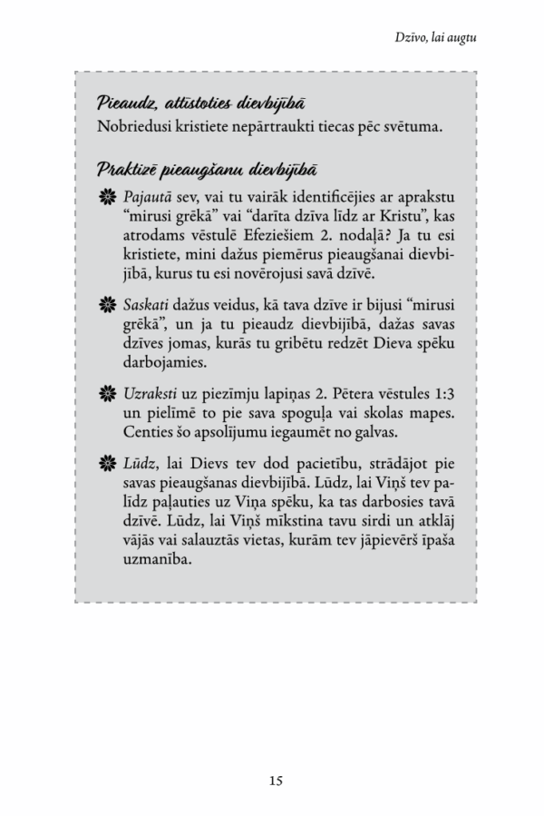 Augt dievbijībā: Pusaugu meitenes ceļvedis briedumam Kristū - Image 12