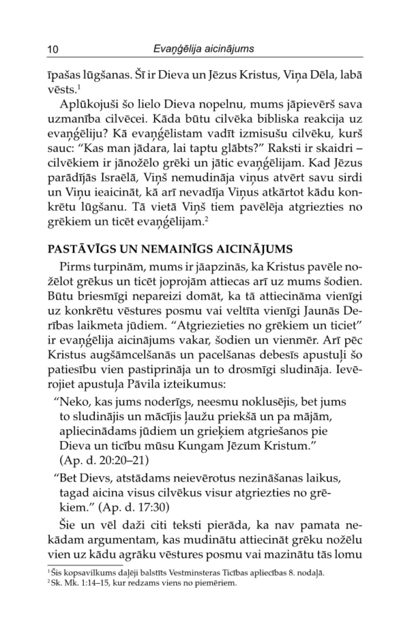 Evaņģēlija aicinājums un patiesa atgriešanās - Image 5
