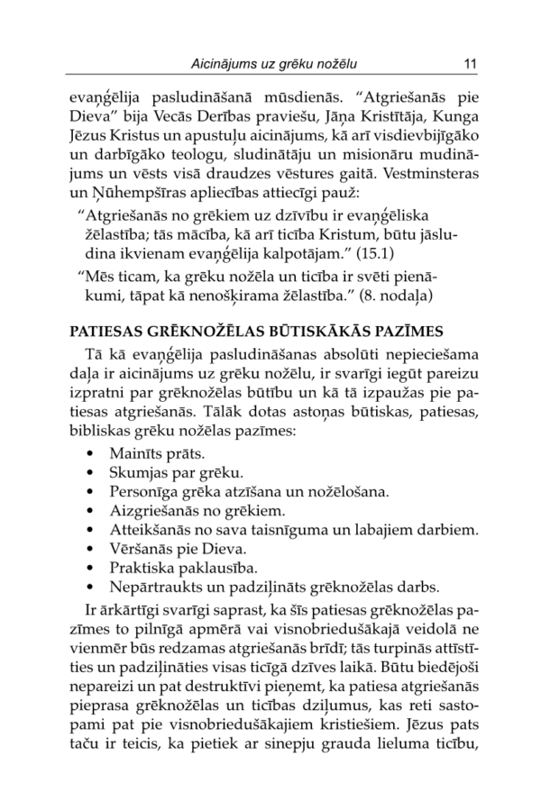 Evaņģēlija aicinājums un patiesa atgriešanās - Image 6