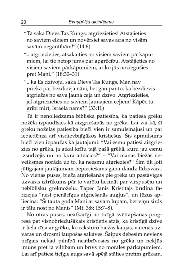 Evaņģēlija aicinājums un patiesa atgriešanās - Image 15