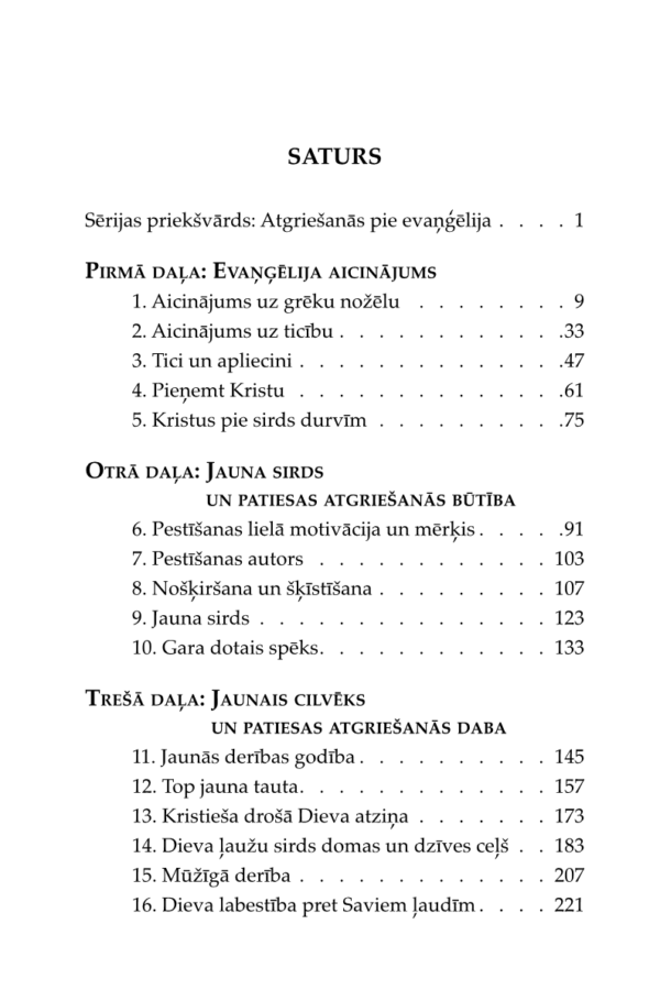 Evaņģēlija aicinājums un patiesa atgriešanās - Image 3